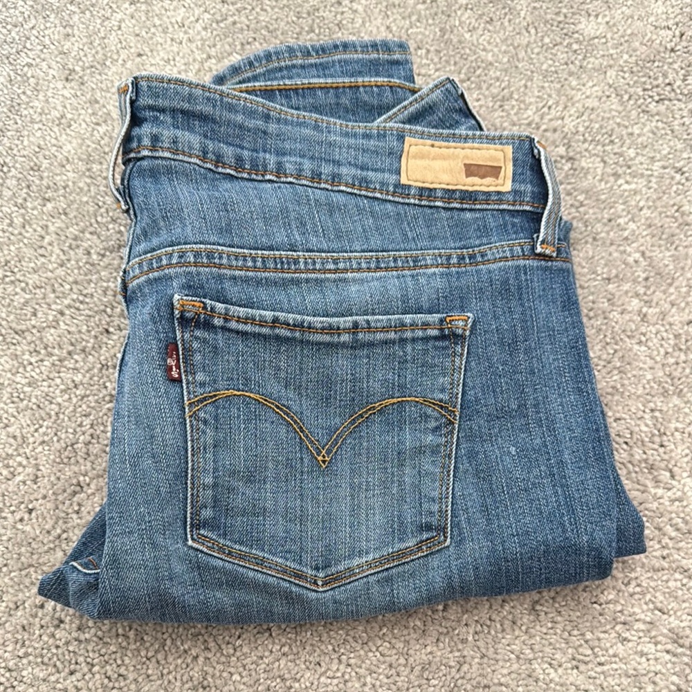 Levi's Blue Straight Leg Jeans Classic Style